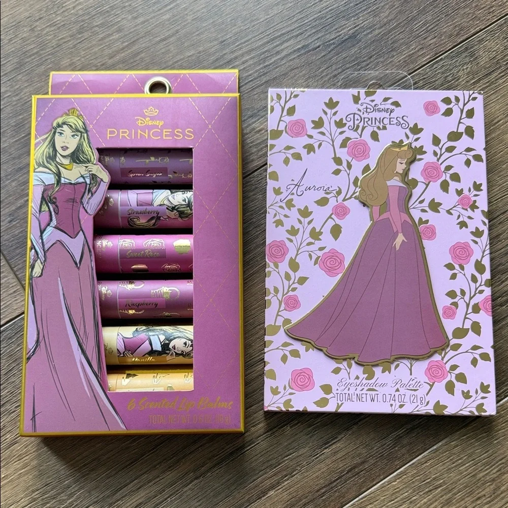 Disney Princess Aurora Lip Balm & Eyeshadow Set - Pink